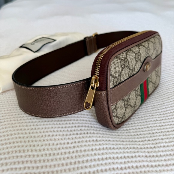 Gucci GG Supreme Mini Ophidia Belt Bag
